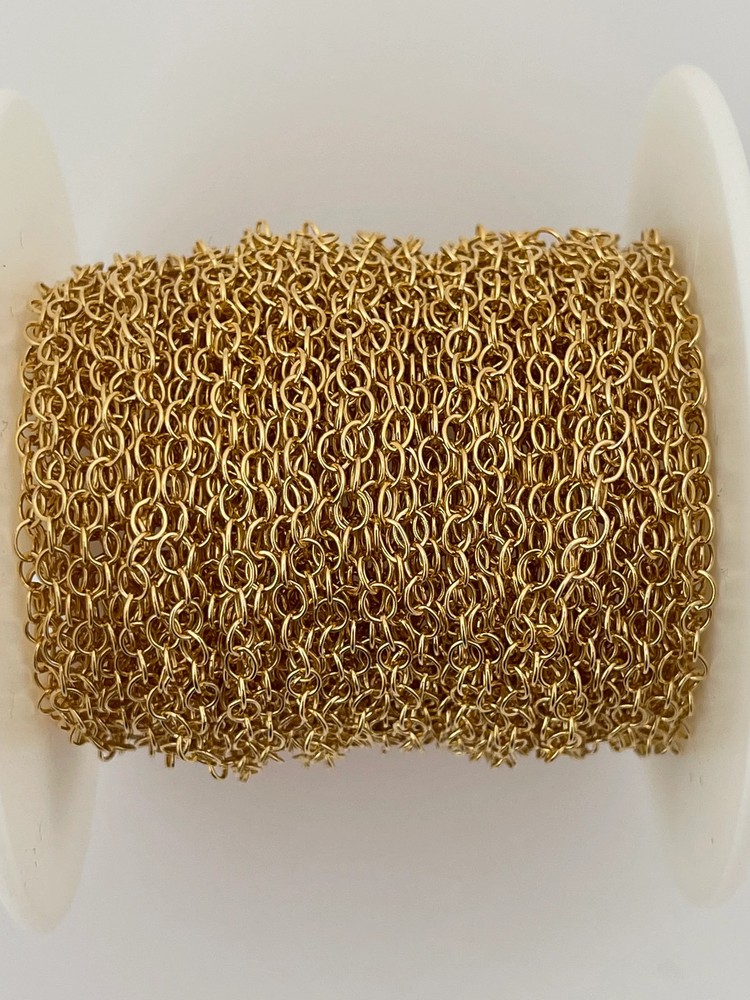 14K Gold Filled Cable Chain (2.6mm Width) - Sold by the Foot