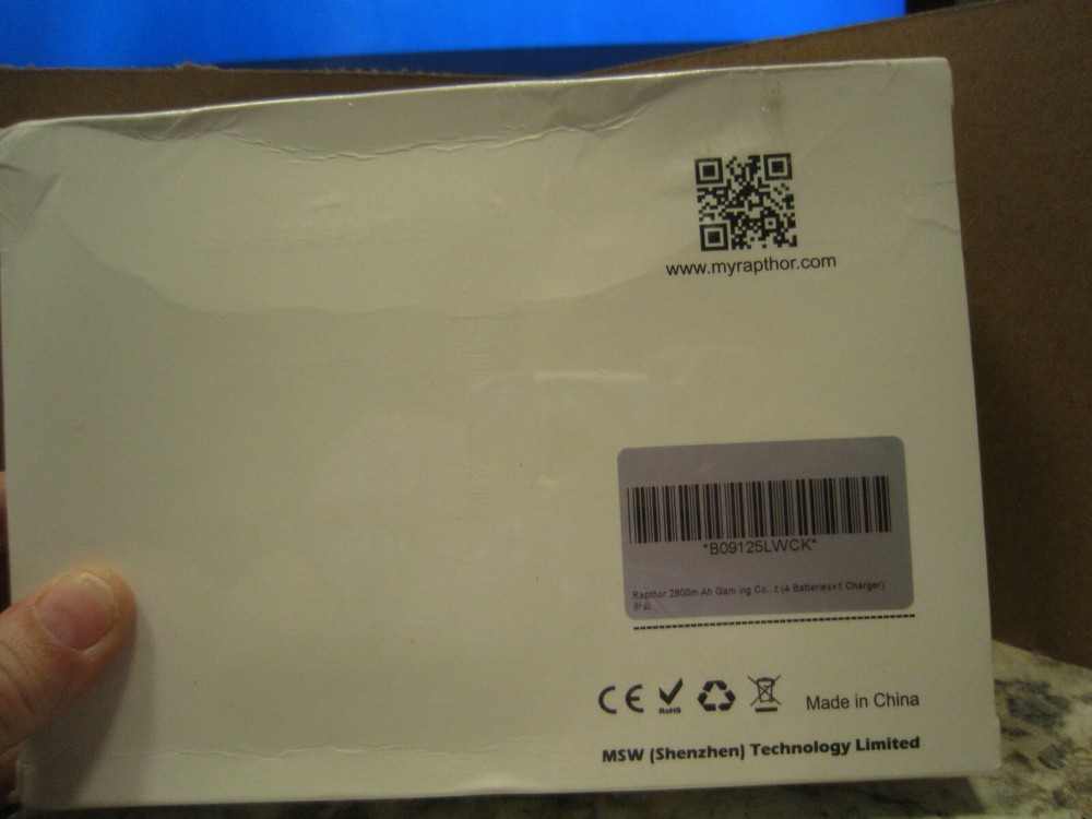 Rapthor 2800mah Rechargeable Battery for Xbox 1 S Wireless Controller