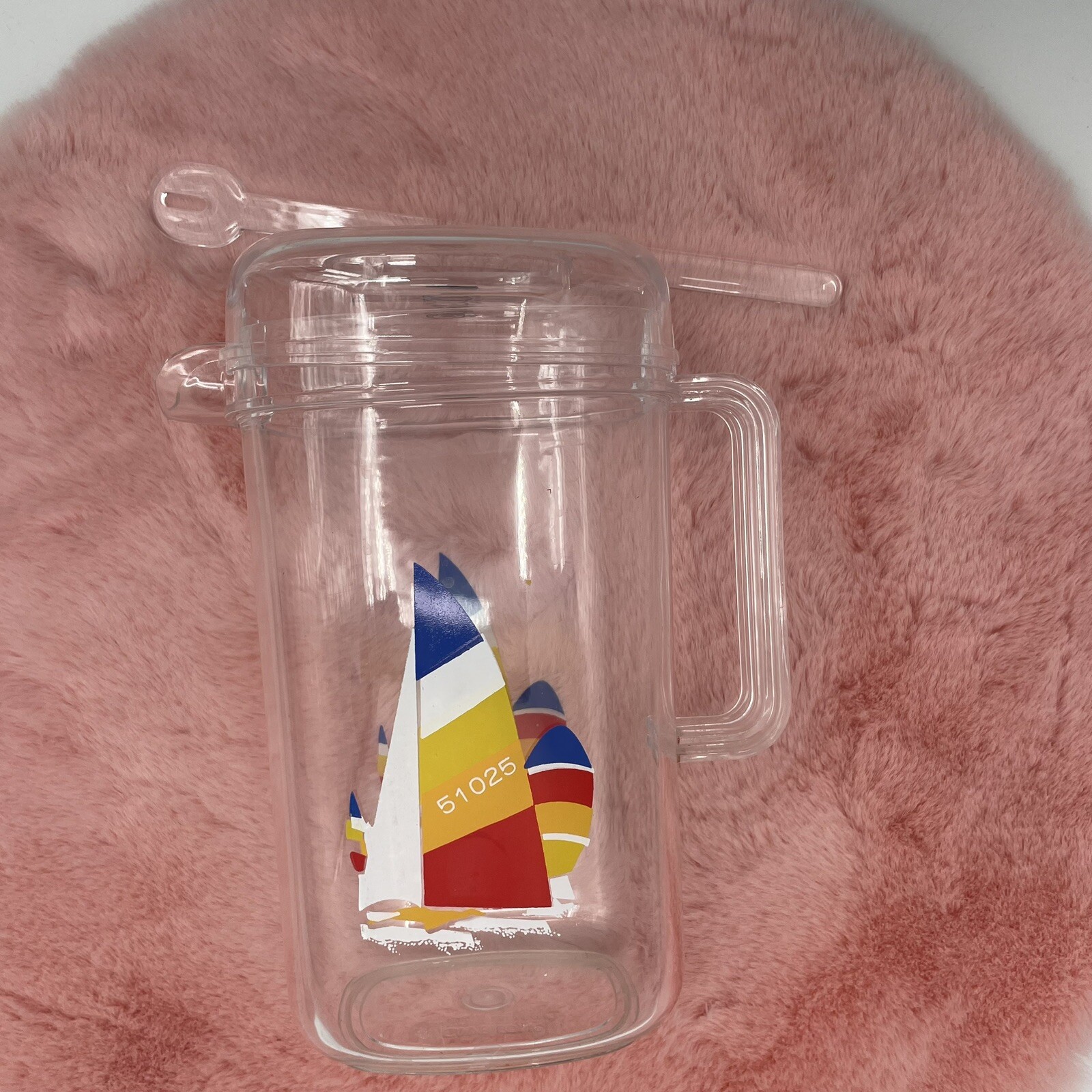 P. Tardif Sailboat Cameleon Pitcher Nautical Sea