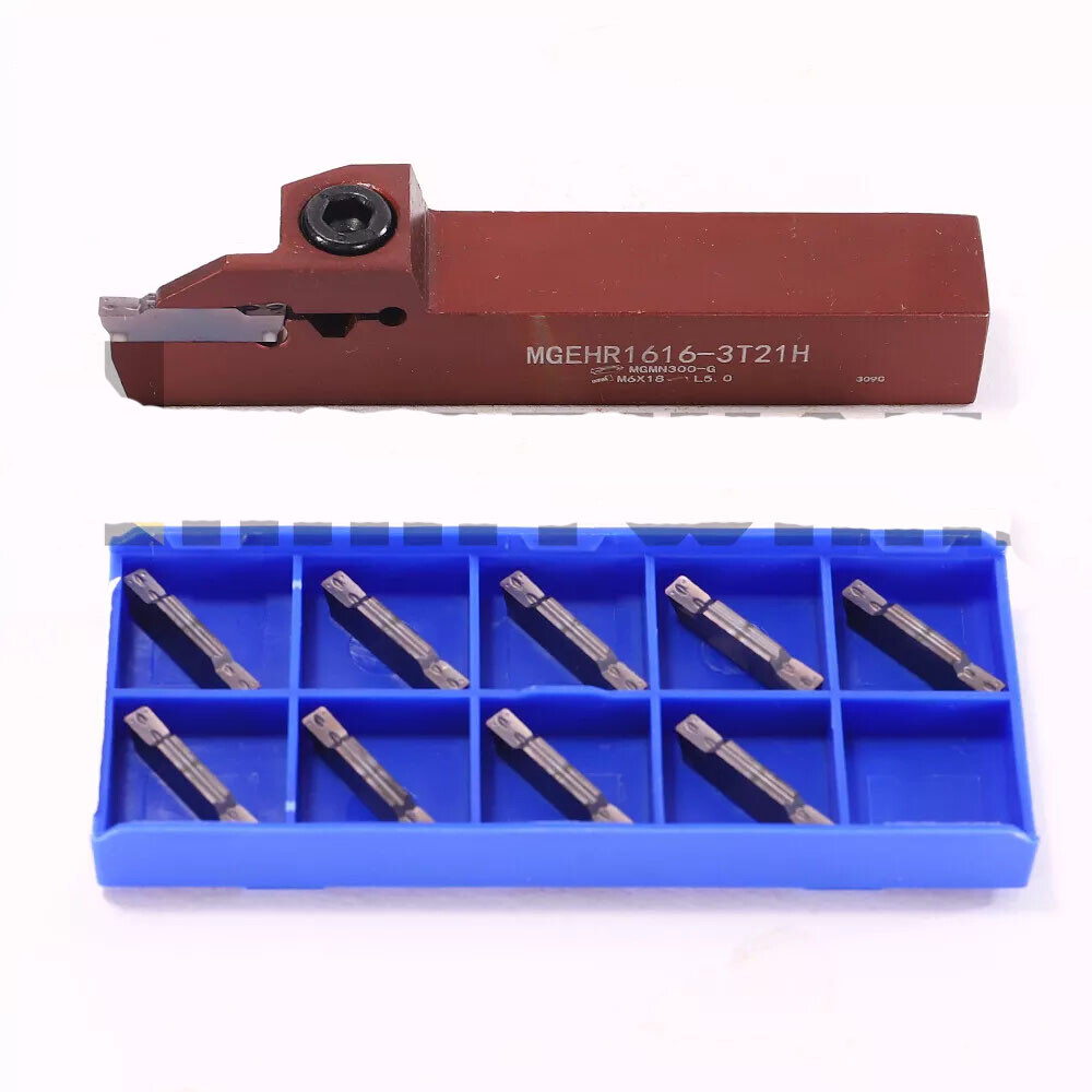 Lathe Grooving Tool Parting Grooving Cut-Off MGMN300-M Carbide Inserts For MGEHR