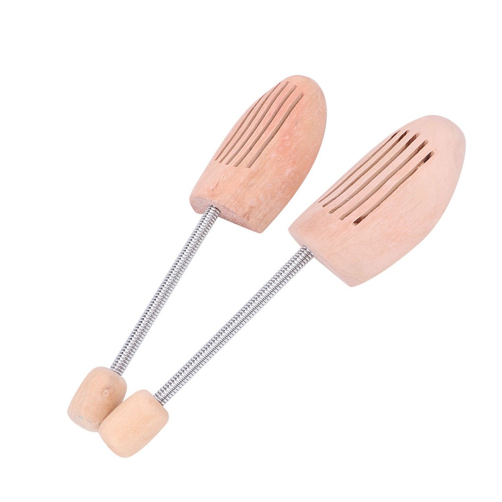 2Pcs Wood Shoe Tree With Spring Column Size 39-40