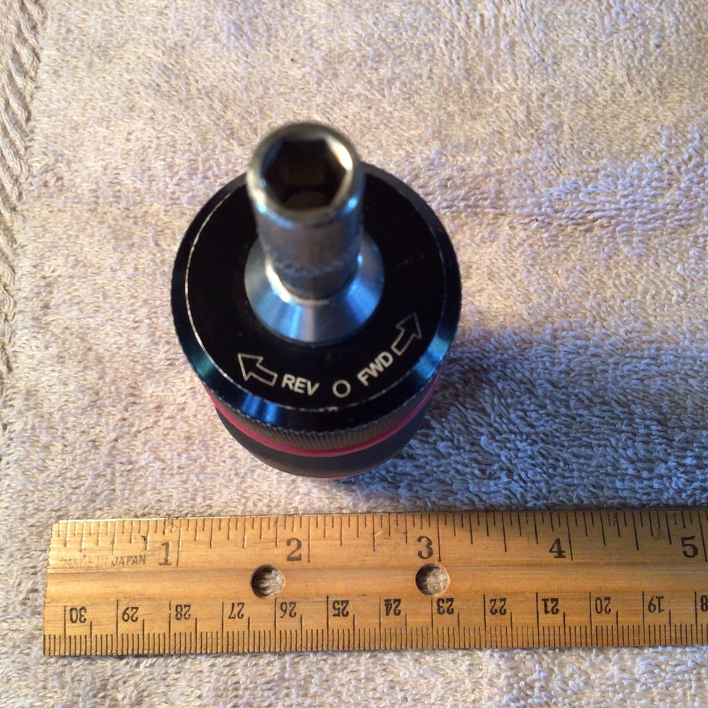 Mac Tools Mac-grip Ratcheting Magnetic Stubby Screwdriver Bit Driver 1/4”