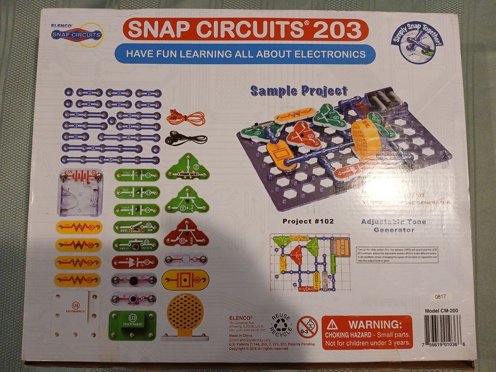Lot 2 ELENCO Snap Circuits 203 + Snap Circuits Junior