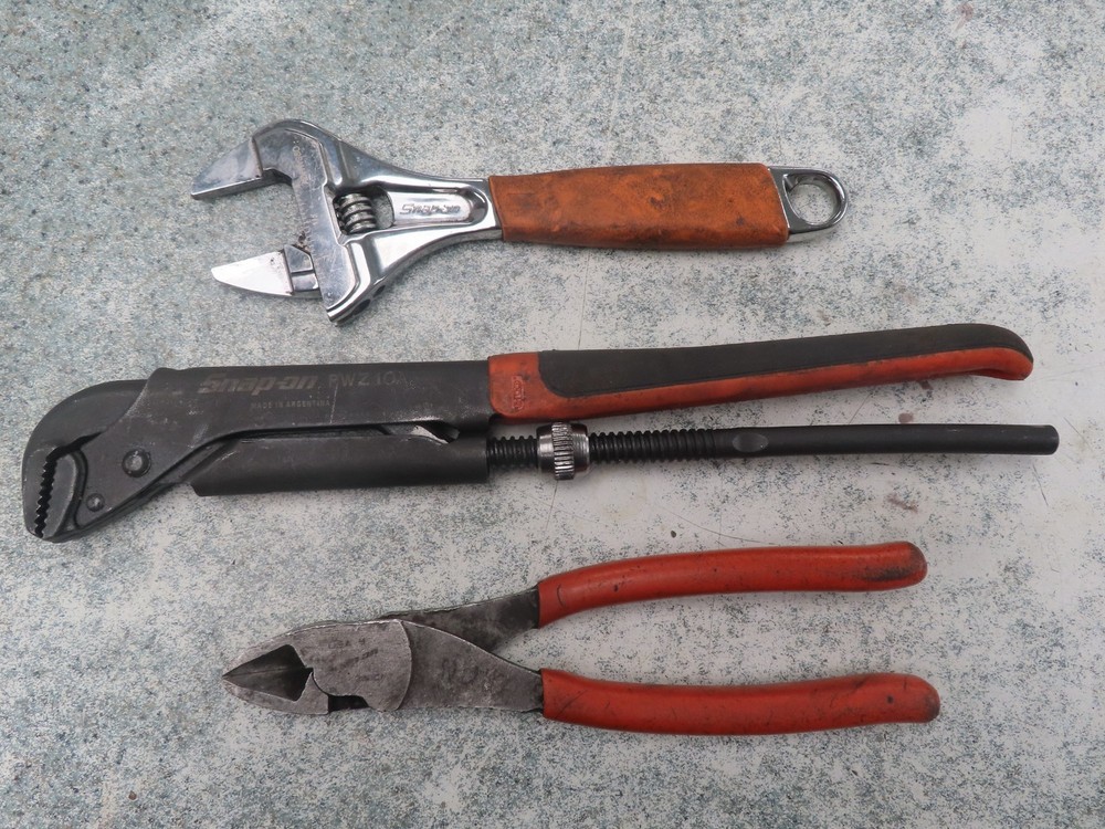 Snap-on 3 pc Hand Tool Bundle