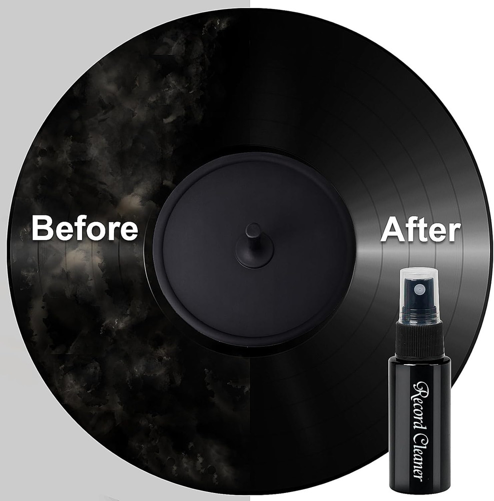 7-In-1 Vinyl Record Cleaning Kit Complete - Vinyl Record Cleaner Solution