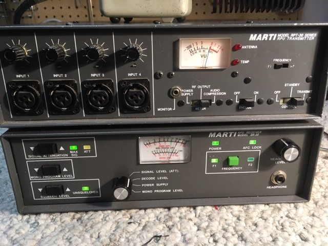 Marti RPT 30 Transmitter and receiver   on 455.65 mHz