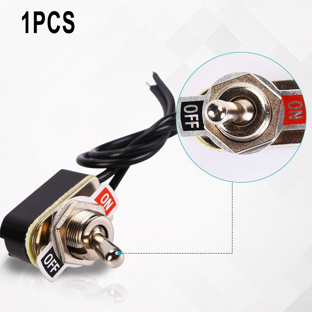 for TOGGLE Switch SPST 6A Rocker SPST Contacts Switch for TOGGLE 12mm Cutout