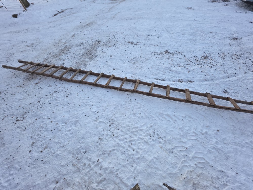 Antique Barn Ladder