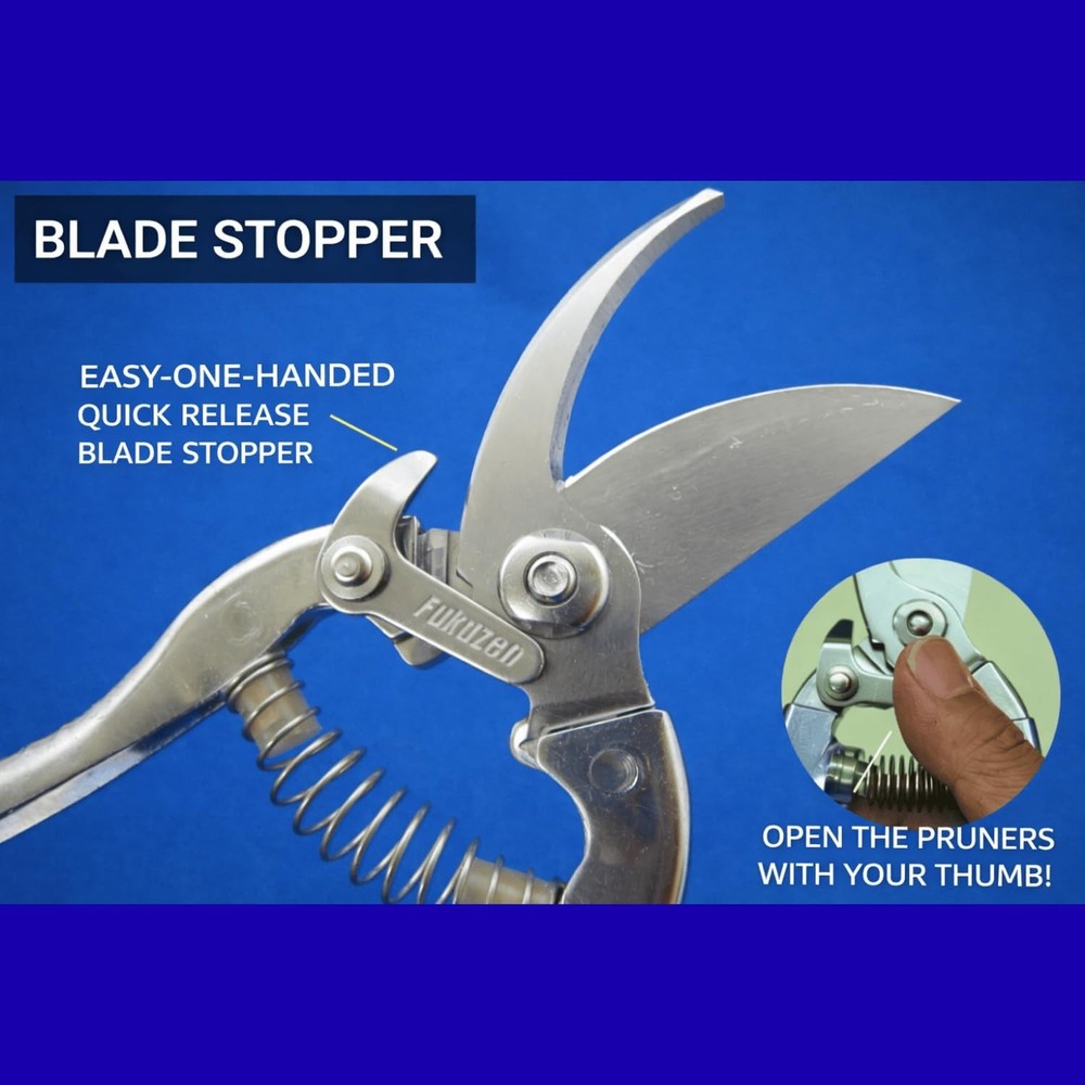 Made in Japan Pruning Shears – Japanese Craftsmanship, Sharp & Durable, Ergon...