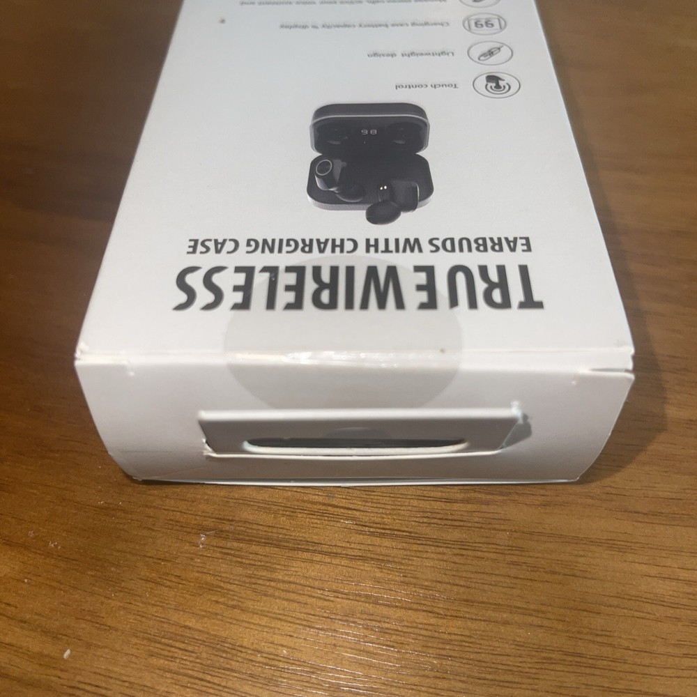 Bluetooth true wireless earbuds with charging case