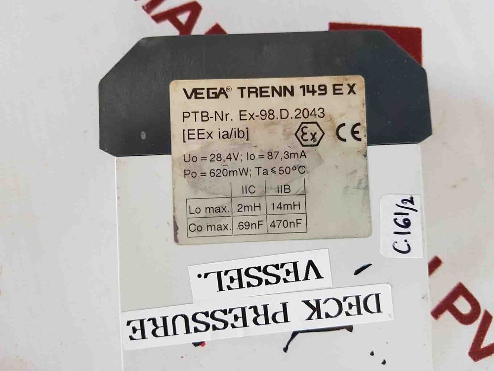 Vega trenn 149ex hart sensor