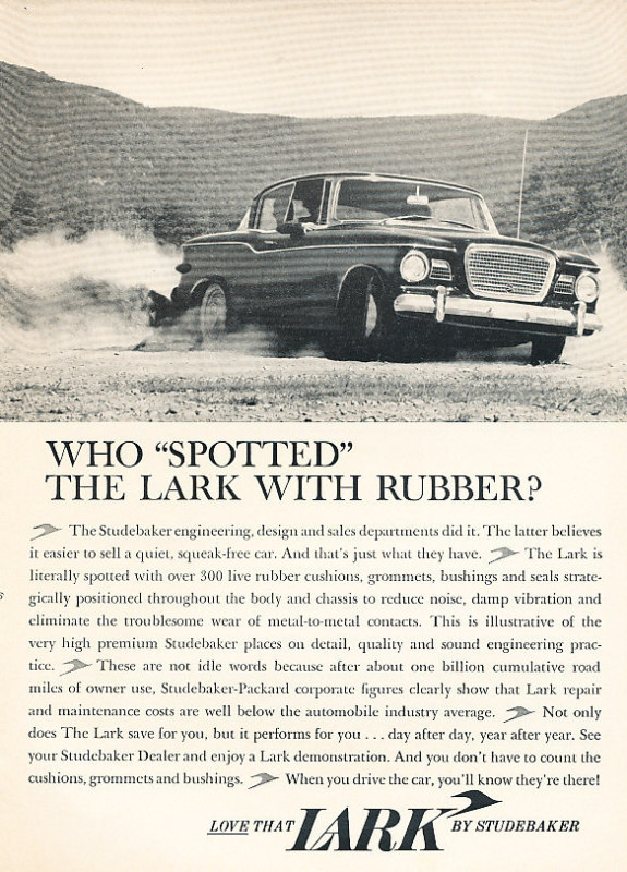 1960 Studebaker Lark spotted Classic Advertisement Ad
