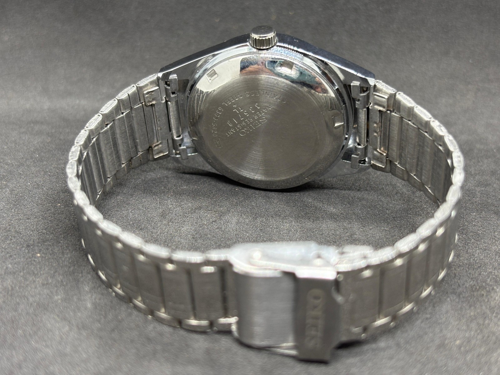 Vintage Refurbished Seiko 5 Automatic Day/Date Japan Men's Wrist Watch