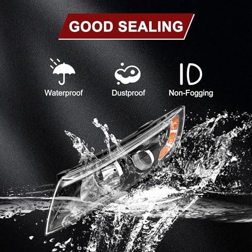 Headlight Assembly Compatible with 2014 2015 Kia Optima Left Driver Side