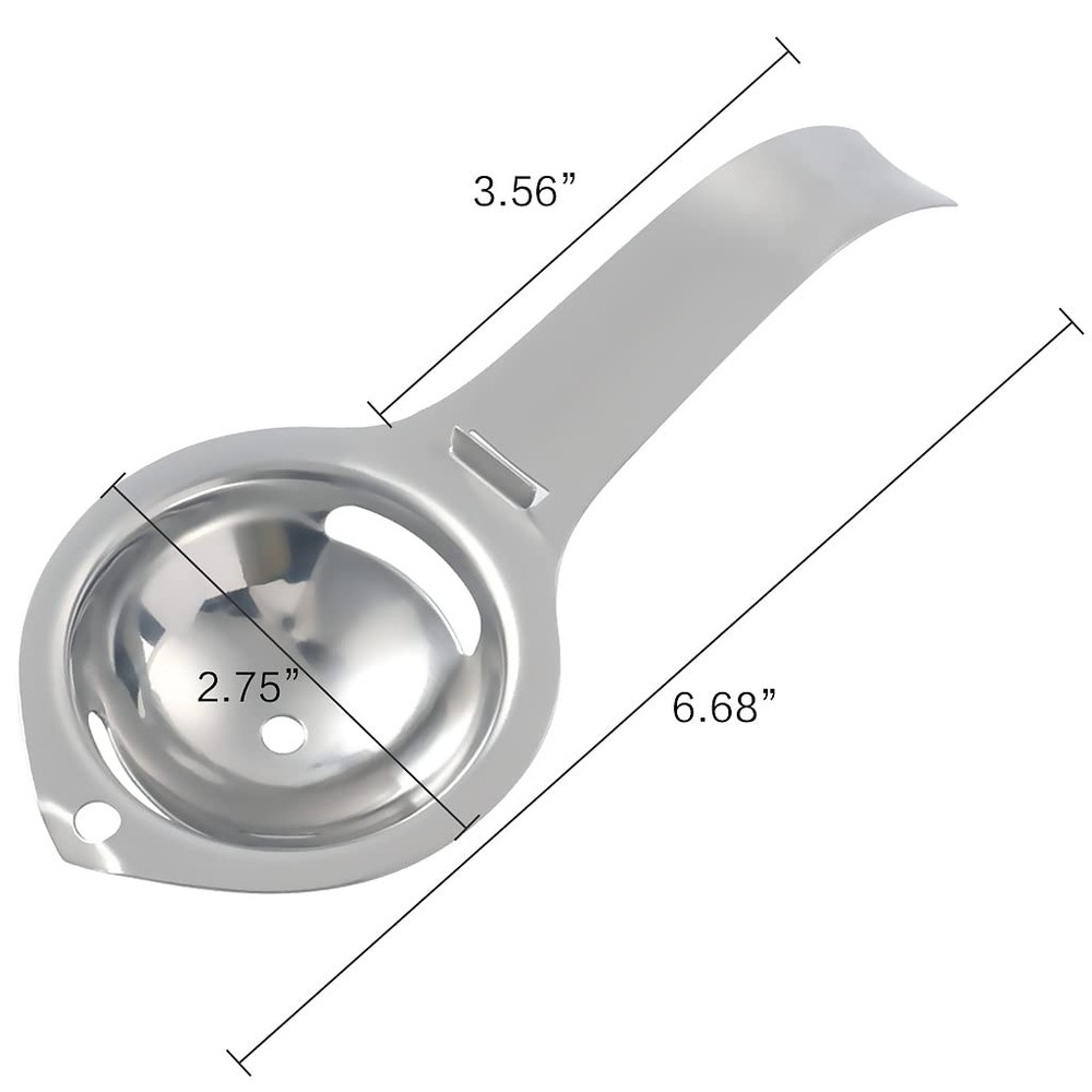 Egg separator, egg white and yolk stainless Uniform size, 1 PCS