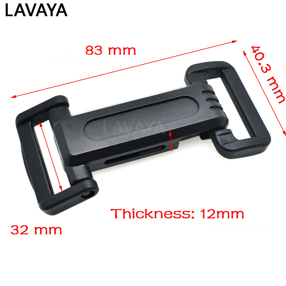 2pcs/pack Pack 1-1/4" Webbing Plastic Belt Strap