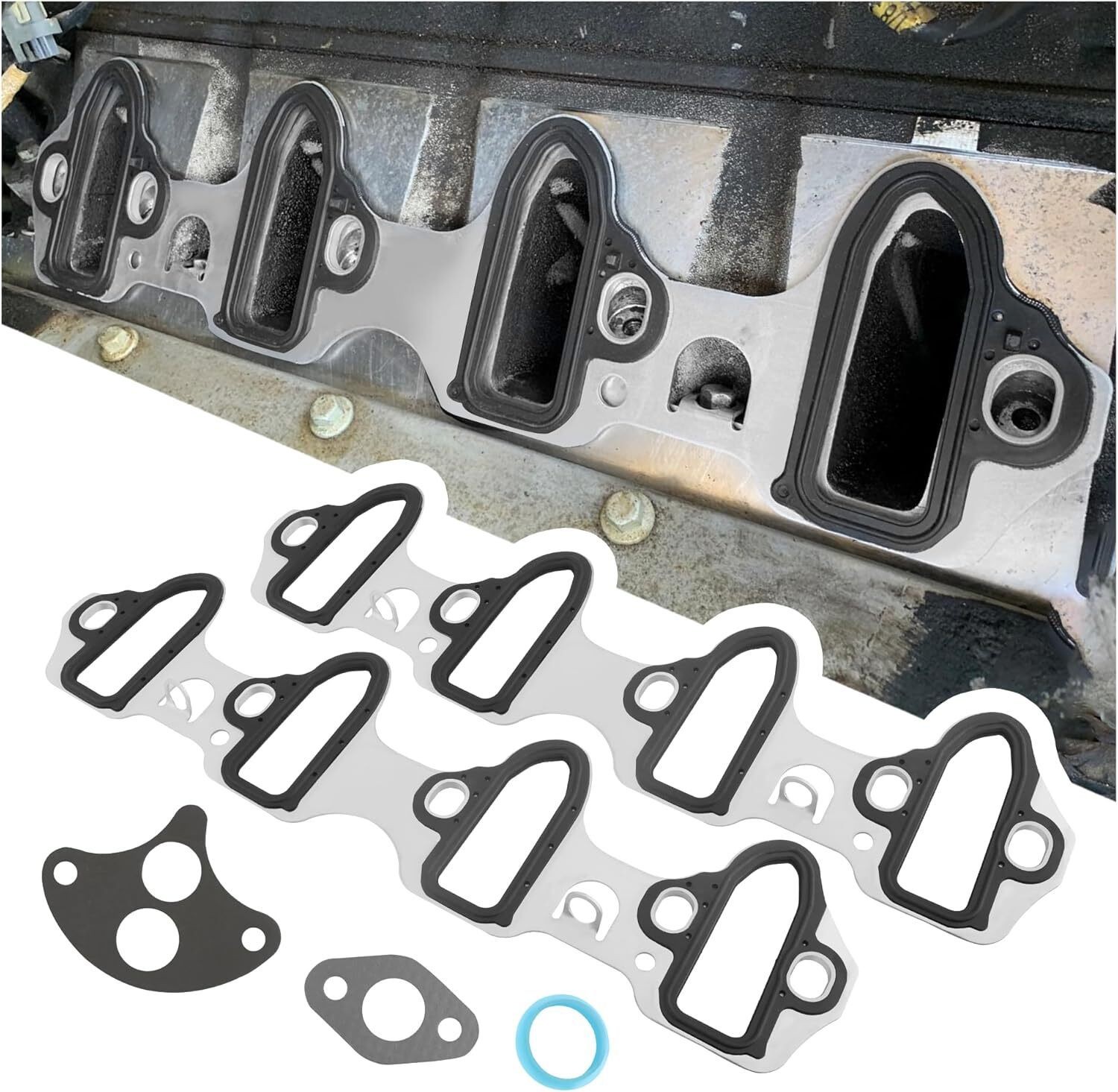 For Fel-Pro Intake Manifold Gasket Set For Chevrolet LS 5.3L 4.8L 6.0L 6.2 NEW