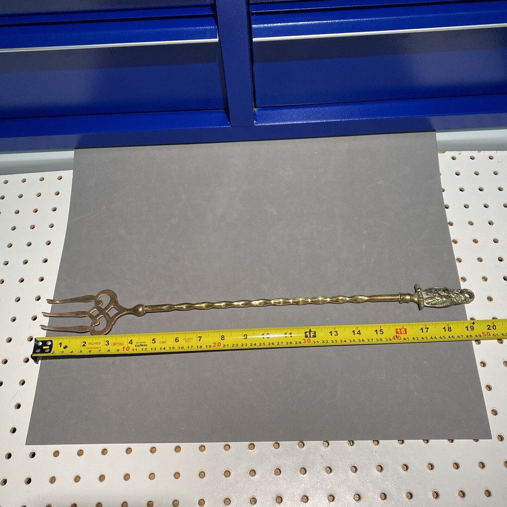 Decorative Brass Fire Poker