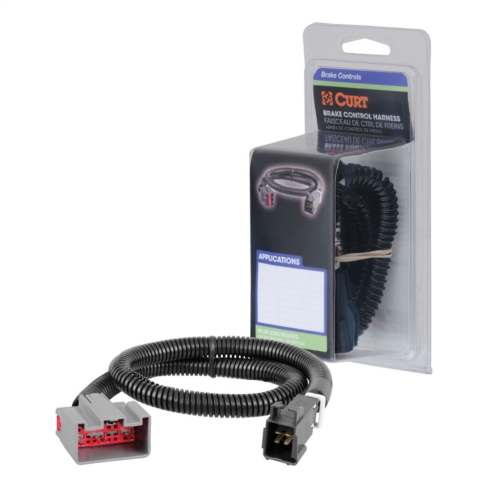 CURT 51433 Trailer Brake Controller Harness for Select Ford, Lincoln (Packaged)