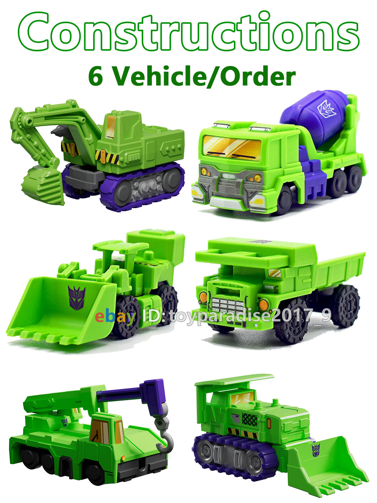 Blokees Transformers G1 Constructicons Action Figure 6 Vehicle Defender Version