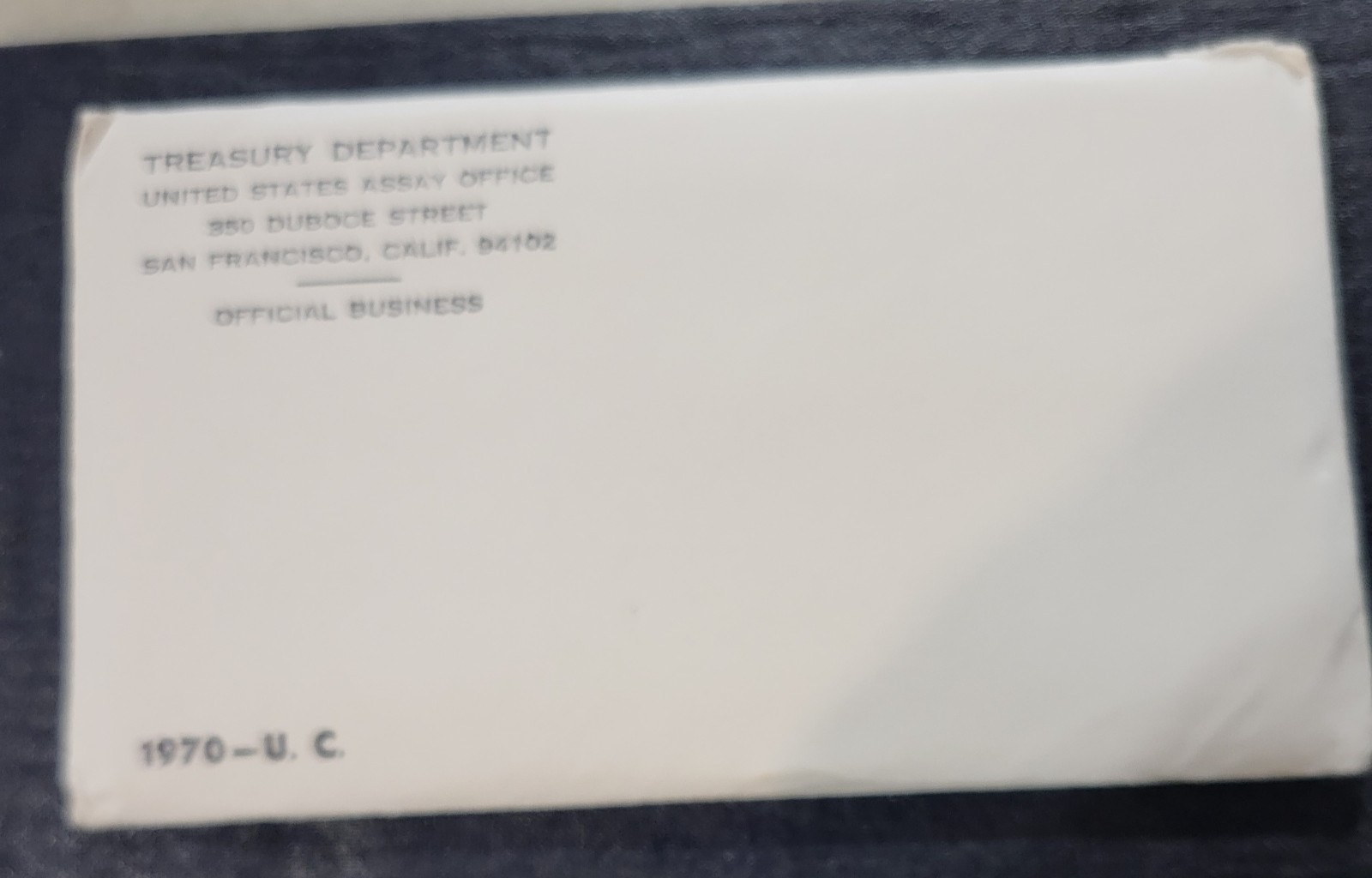 1970 Mint Set In Unopened Envelope. Possible 1970 Small Date Cent!