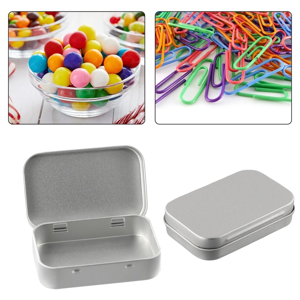 New Metal Box Storage Boxes for MINI Candles Practical Set Small Container
