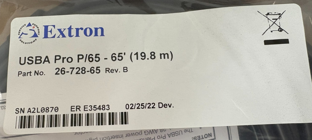 Extron USBA Pro P/65-65