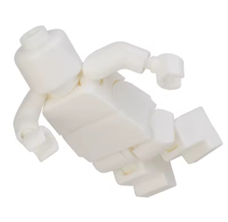MOC LEGO Monochromatic Movable Joints Custom Minifig - BUNDLE AND SAVE!