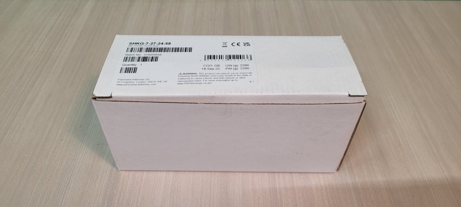 Panorama SHKG-7-27-24-58 5-in-1 Antenna with MIMO 4G LTE, MIMO WiFi, GPS