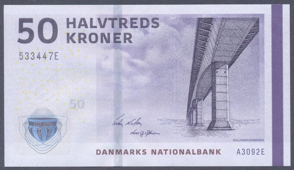 Denmark 50 Kroner 2009 UNC