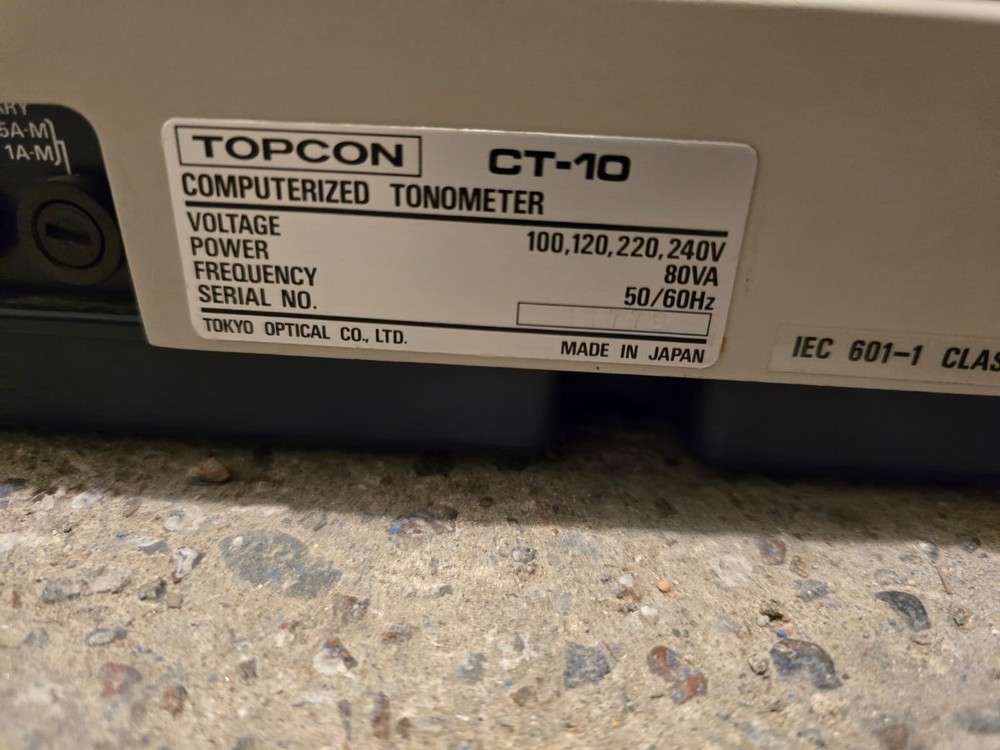 Topcon CT-10 Computerized Tonometer FREE SHIPPING