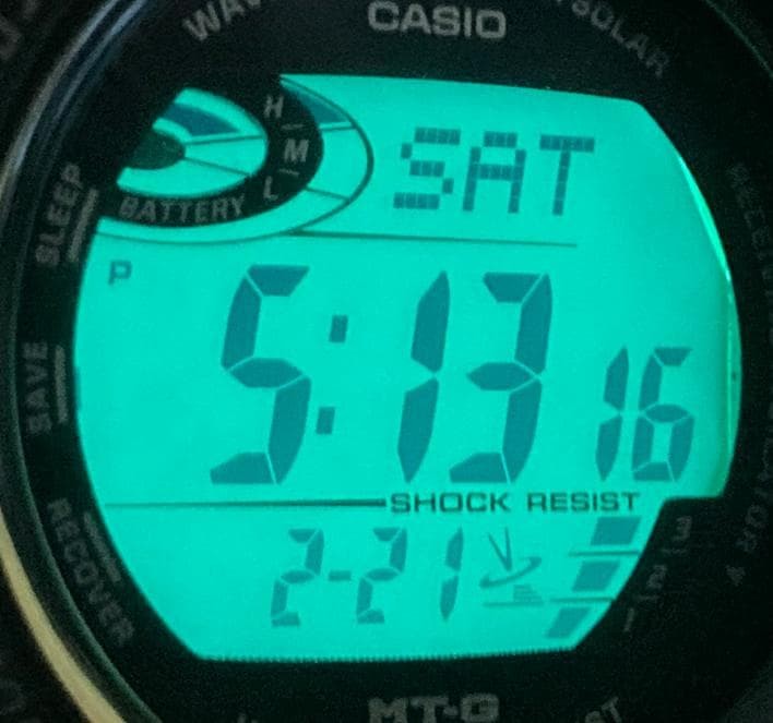 G SHOCK MTG 910DJ Timepiece Digital Watch Black Force Ready to Use Now