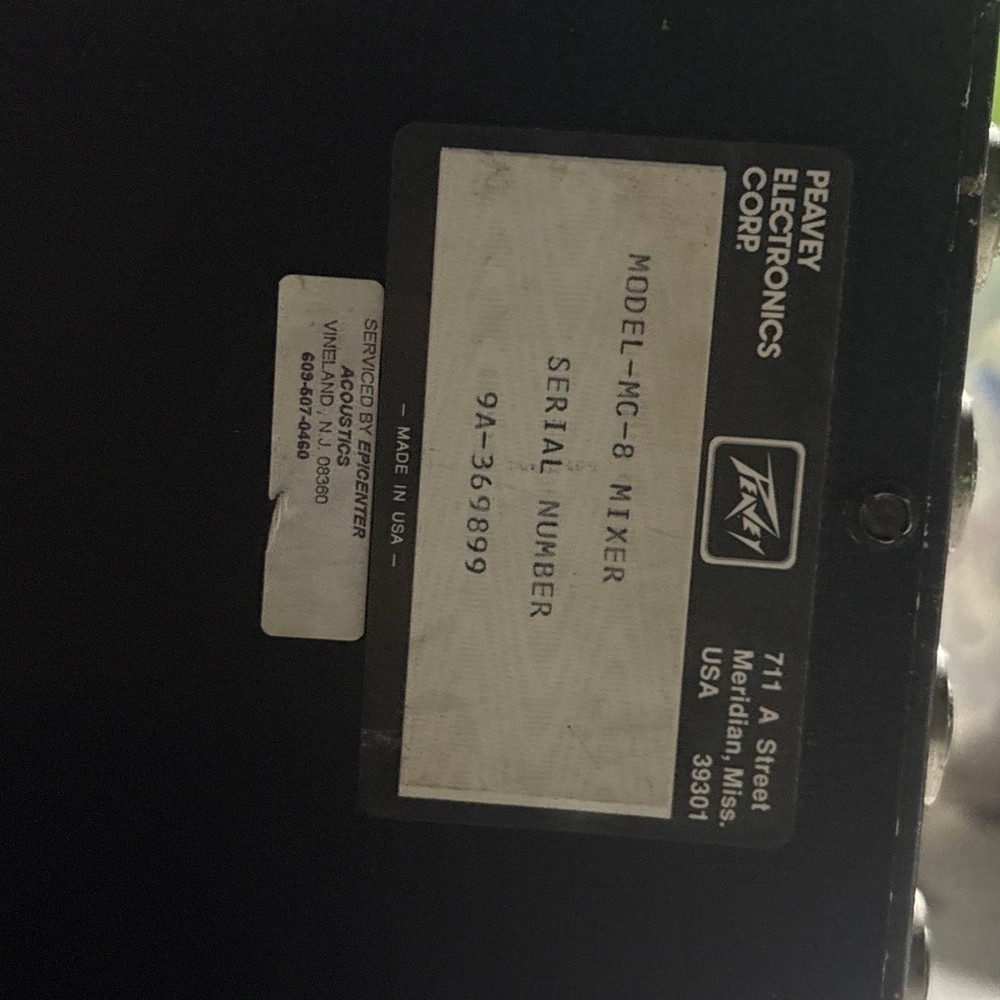 peavey mark 2 series stereo mixing system