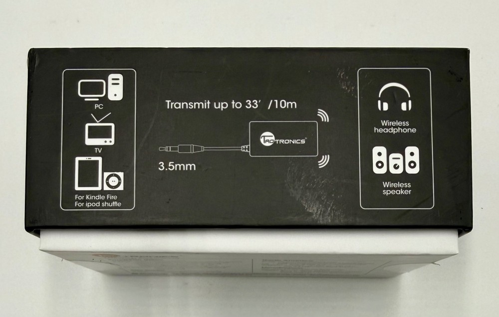 TaoTronics TT-BA01 Wireless Portable Bluetooth Stereo Transmitter