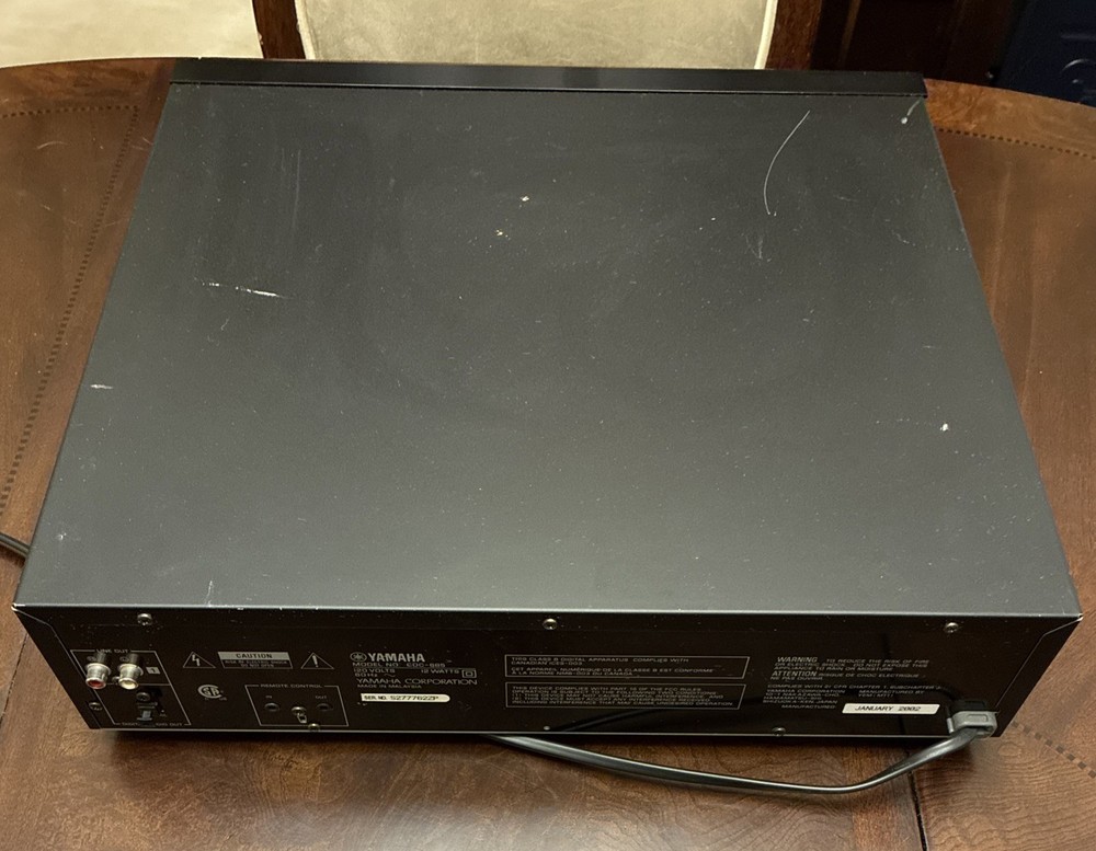Yamaha CDC-685 CD Changer - Tested