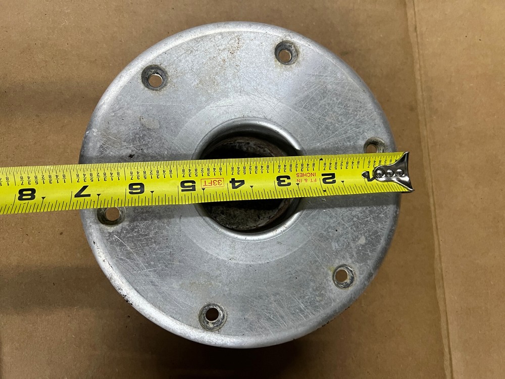 Springfield Marine 7" Diameter Anodized Aluminum Table Base (PAIR)