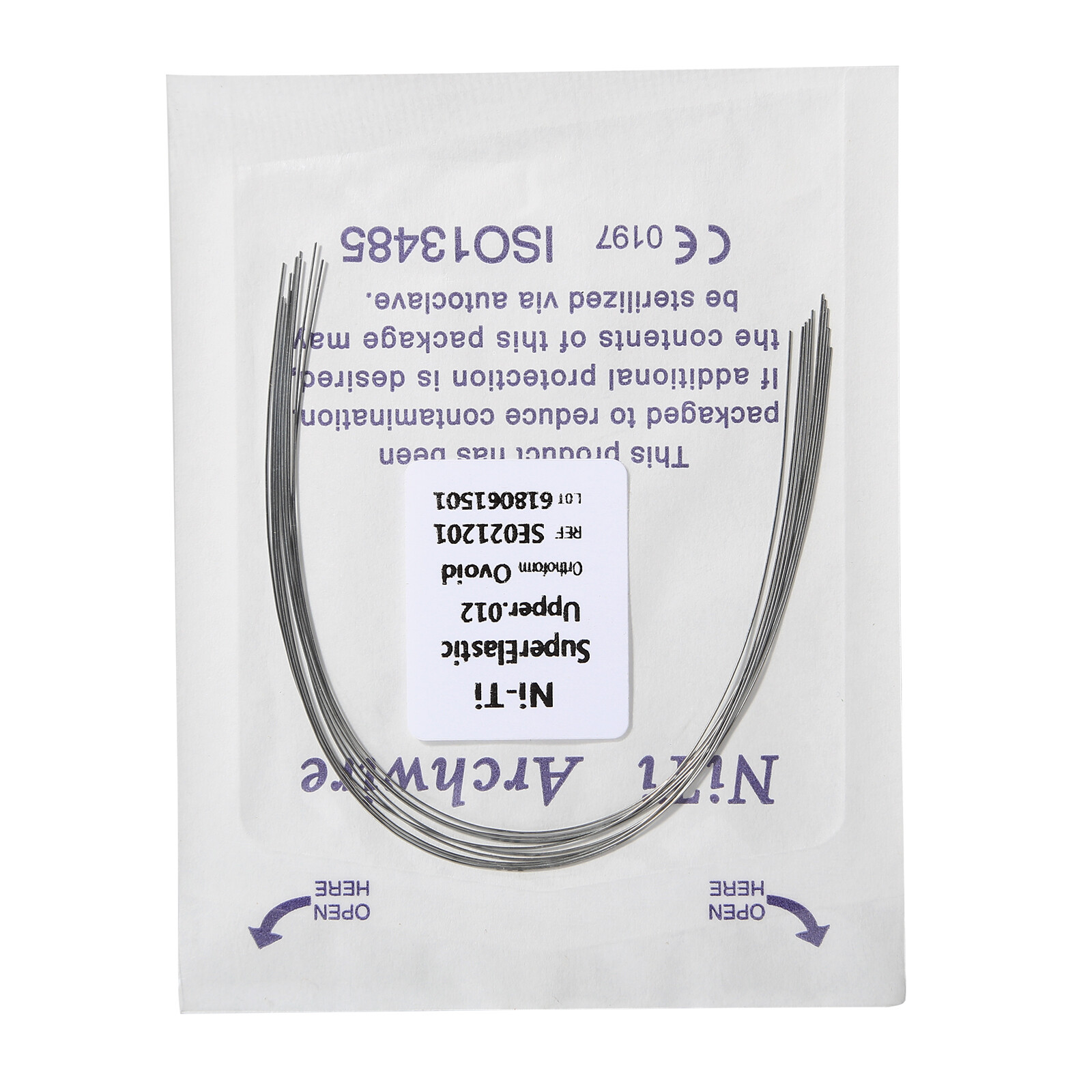 Dental Ortho Supper Elastic Niti Round Arch Wire 012/0.14/0.16/ 0.18/0.20 po