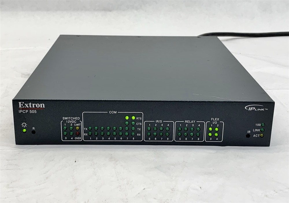 Extron IPCP 505 AV 8-Port IP Link Control Processor w/ TLP 700TV Touch Panel