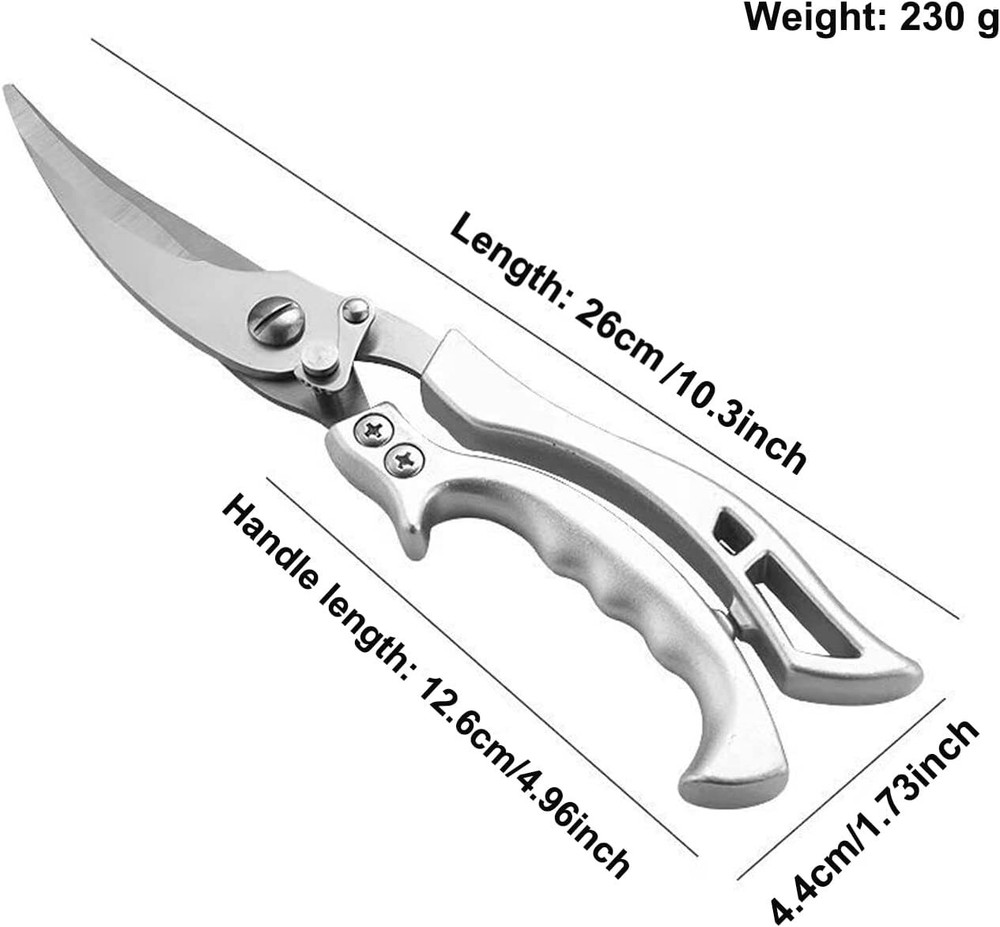 Kitchen Scissors Shears Multi-Purpose Stainless Steel Ultra Sharp Chicken Bone