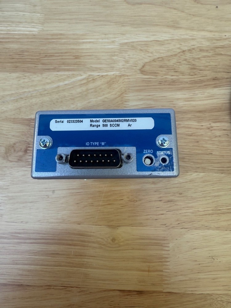 MKS GE50A004502RMV020 Mass Flow Controller 500 SCCM Ar + Cable