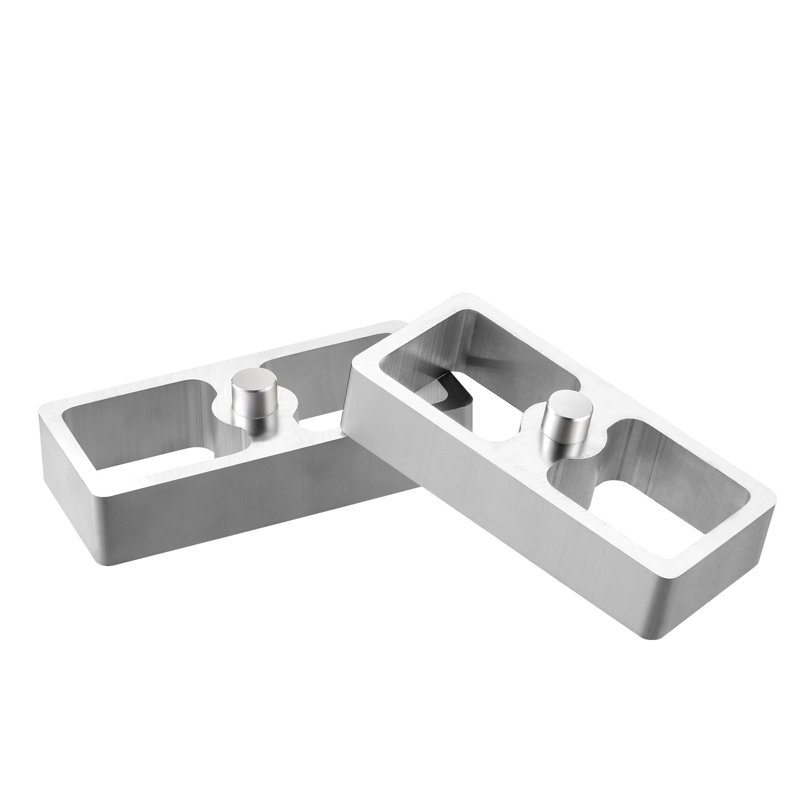 1" Inch Universal Aluminum Extruded Leaf Spring Lowering Block Kit 2PCS