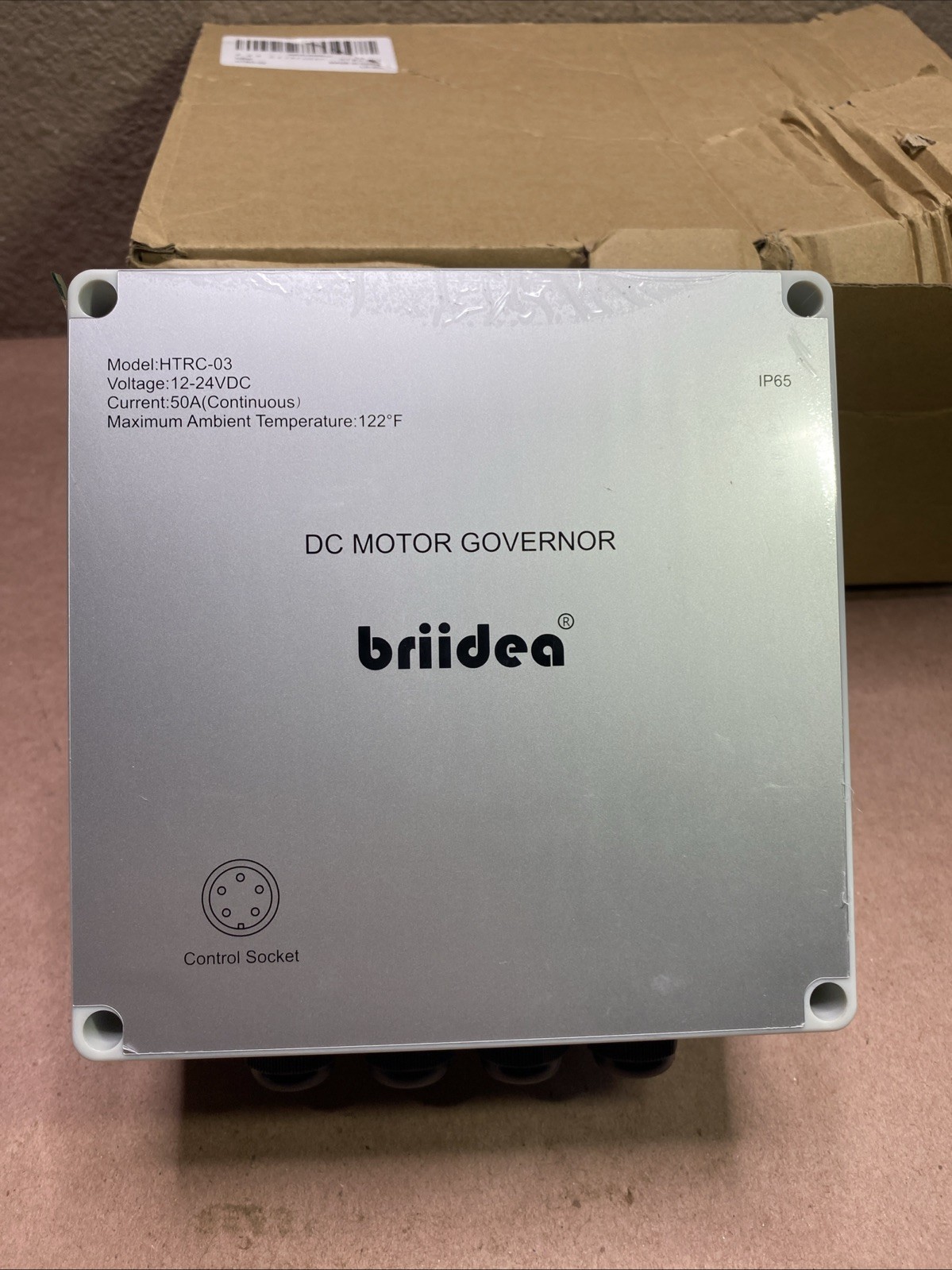 PWM Controller BRIIDEA 12V/24V 50A DC Motor Speed Handle Control