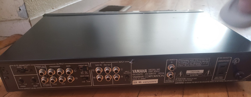 Yamaha DSP-100 Digital Sound Field Processor