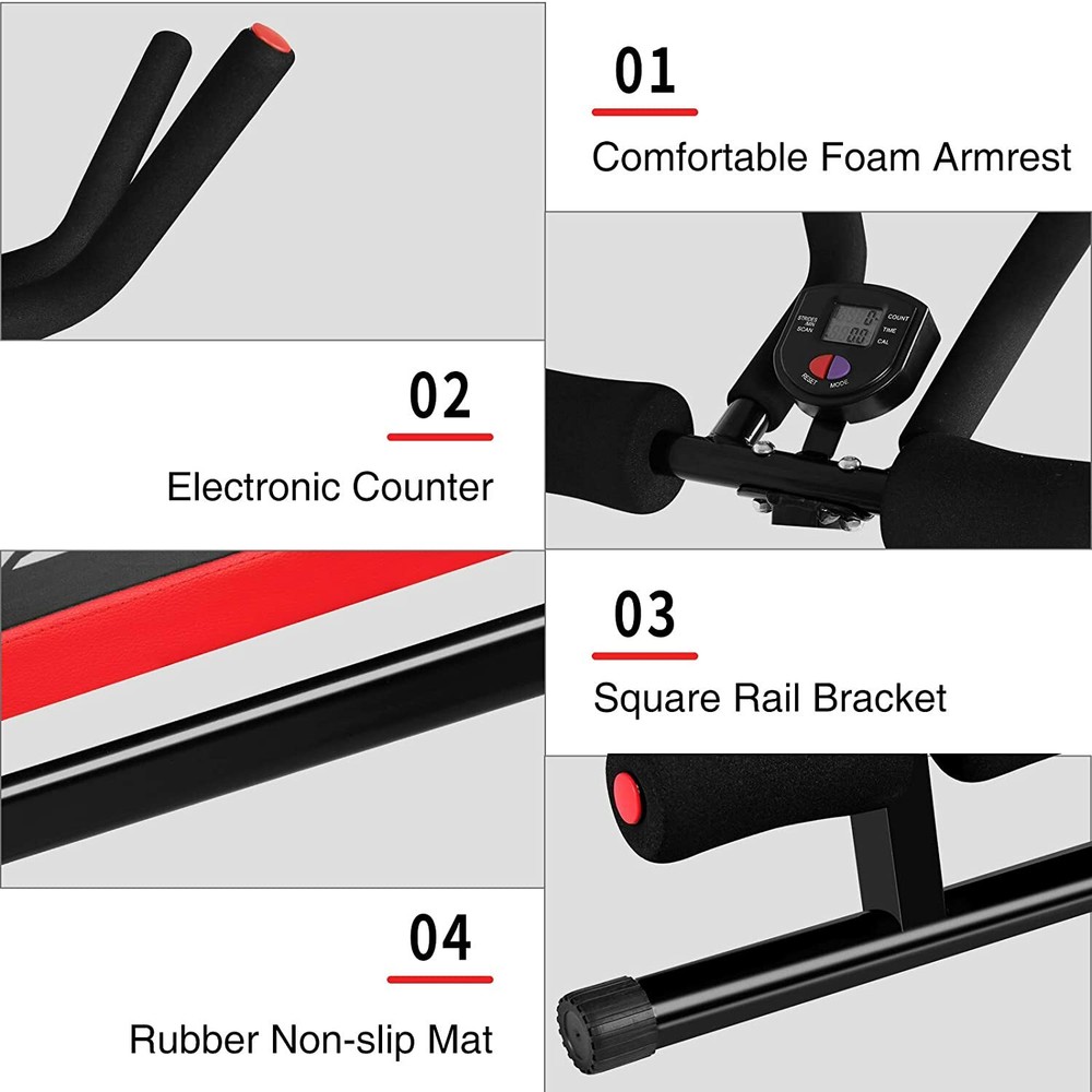 Bench Press Sit Up Abs Exerciser Multi-function Fitness Machines Weight