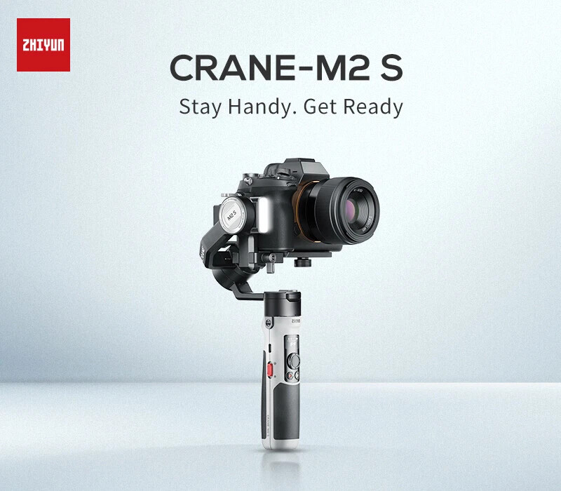 Zhiyun Crane M2 S M2S 3-Axis Gimbal Stabilizer for Mirrorless Cameras Phone