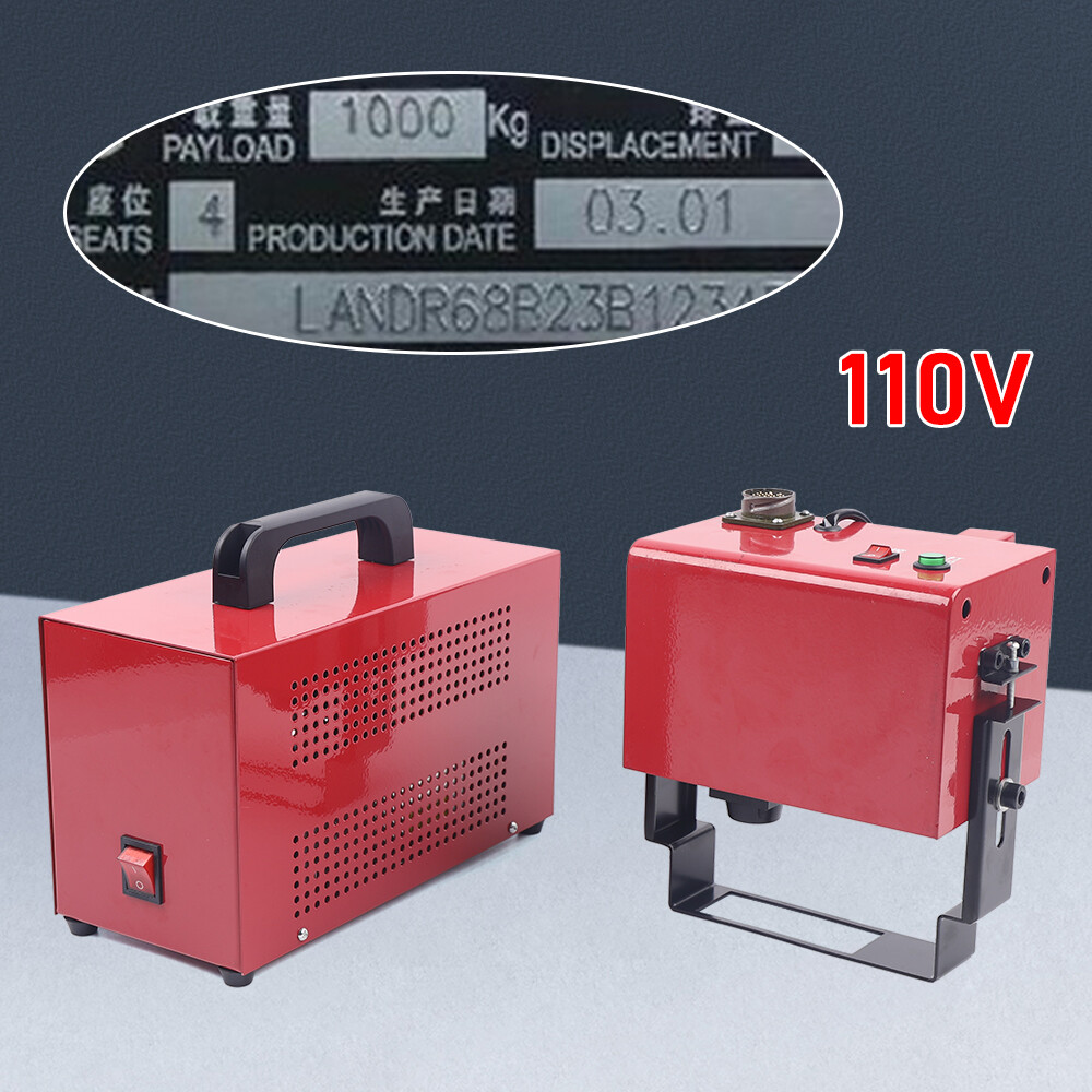 Pneumatic Dot Peen Marking Machine VIN Code Number Engraving Embossing Stamping