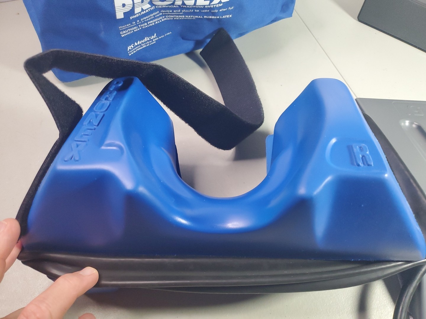 Pronex Pneumatic Cervical Traction Device Decompress Neck Muscles W Wedge