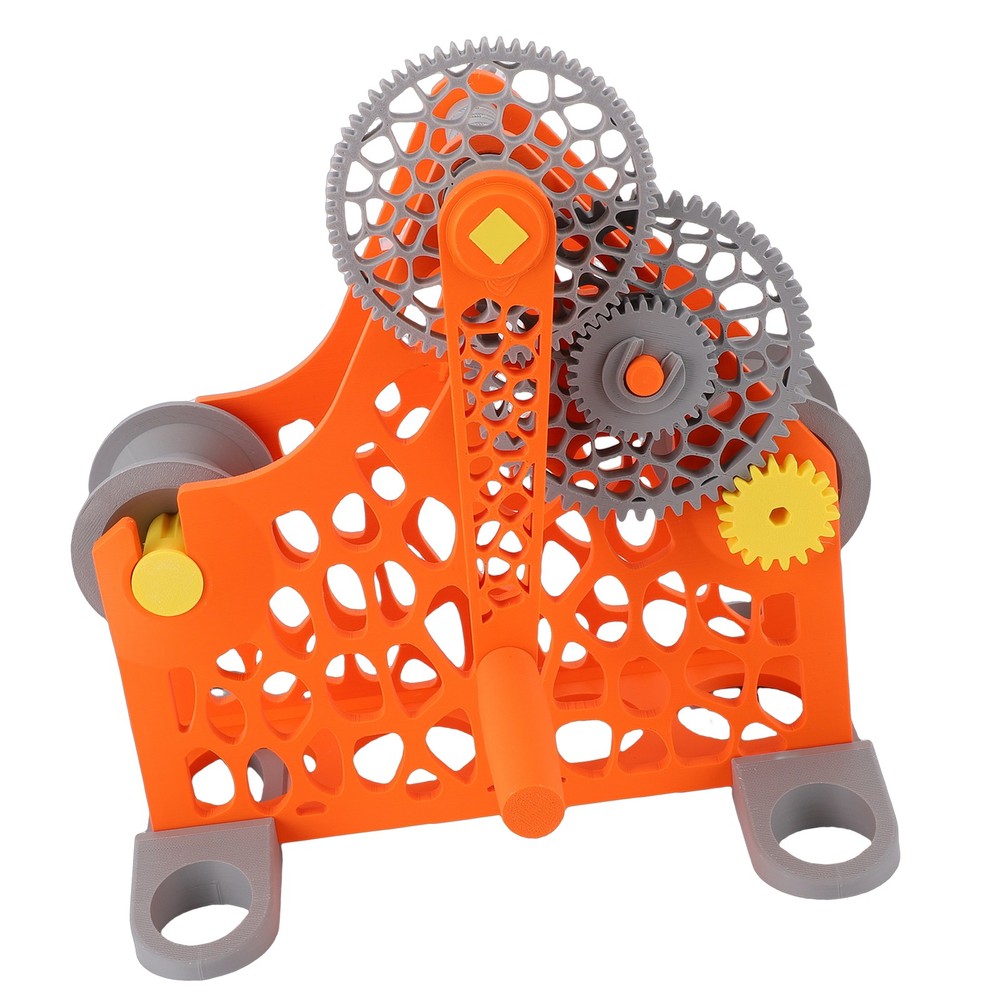 1-3D Printer Filament Respooler Hand Cranked 1kg 3D Printer Spool Rewinder