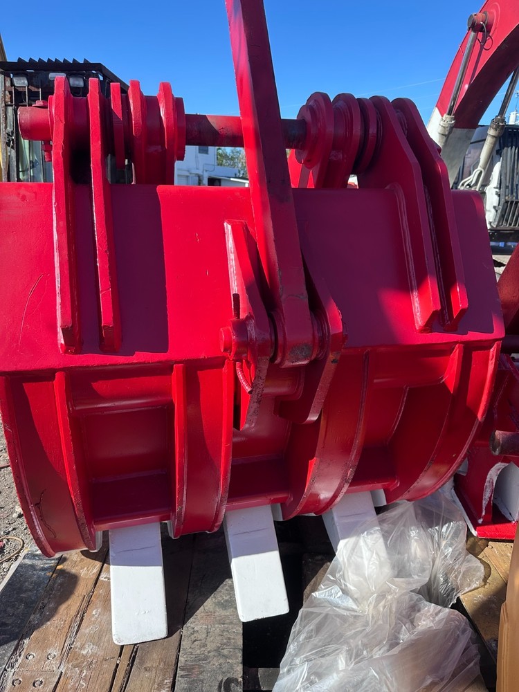 NYE Excavator Grapple Attachment, 3 over 4