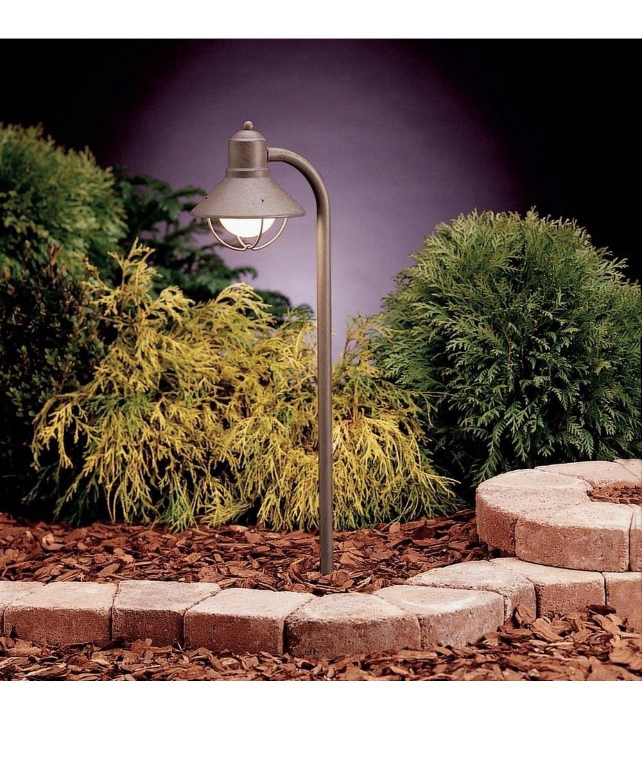 Kichler 15438OZ Seaside 26” Low Voltage Solid Brass Pathway Light With Stake New